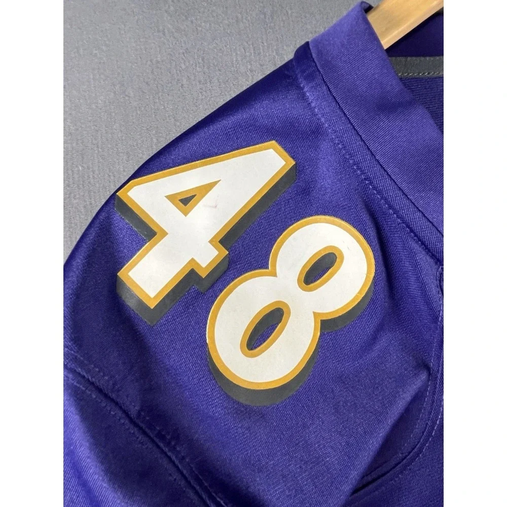 Nike On Field Baltimore Ravens NFL Jersey Queen 48 Purple Nike Size M